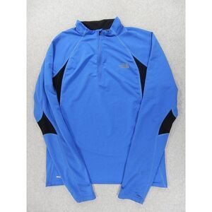 The‎ North Face VaporWick 1/2 Zip Athletic Pullover (Men's Large) Blue